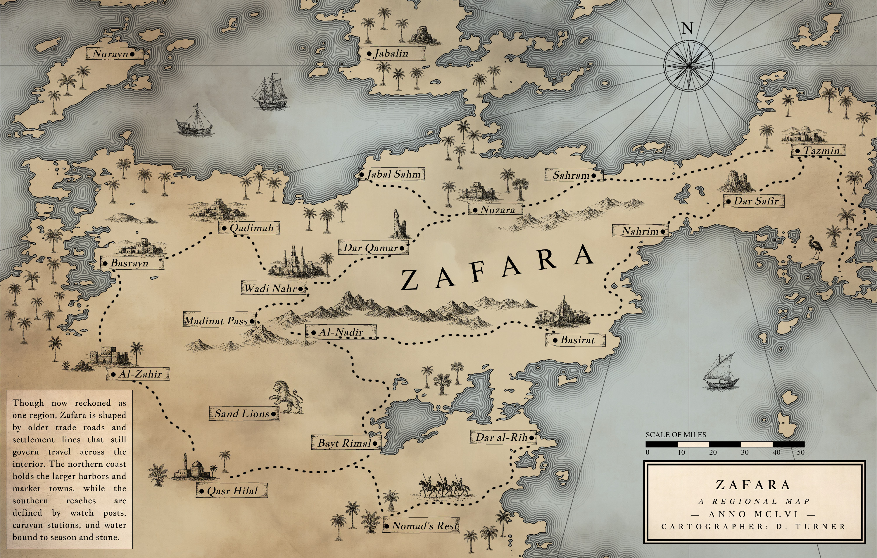 Nova Terra demo workspace showing a map in progress