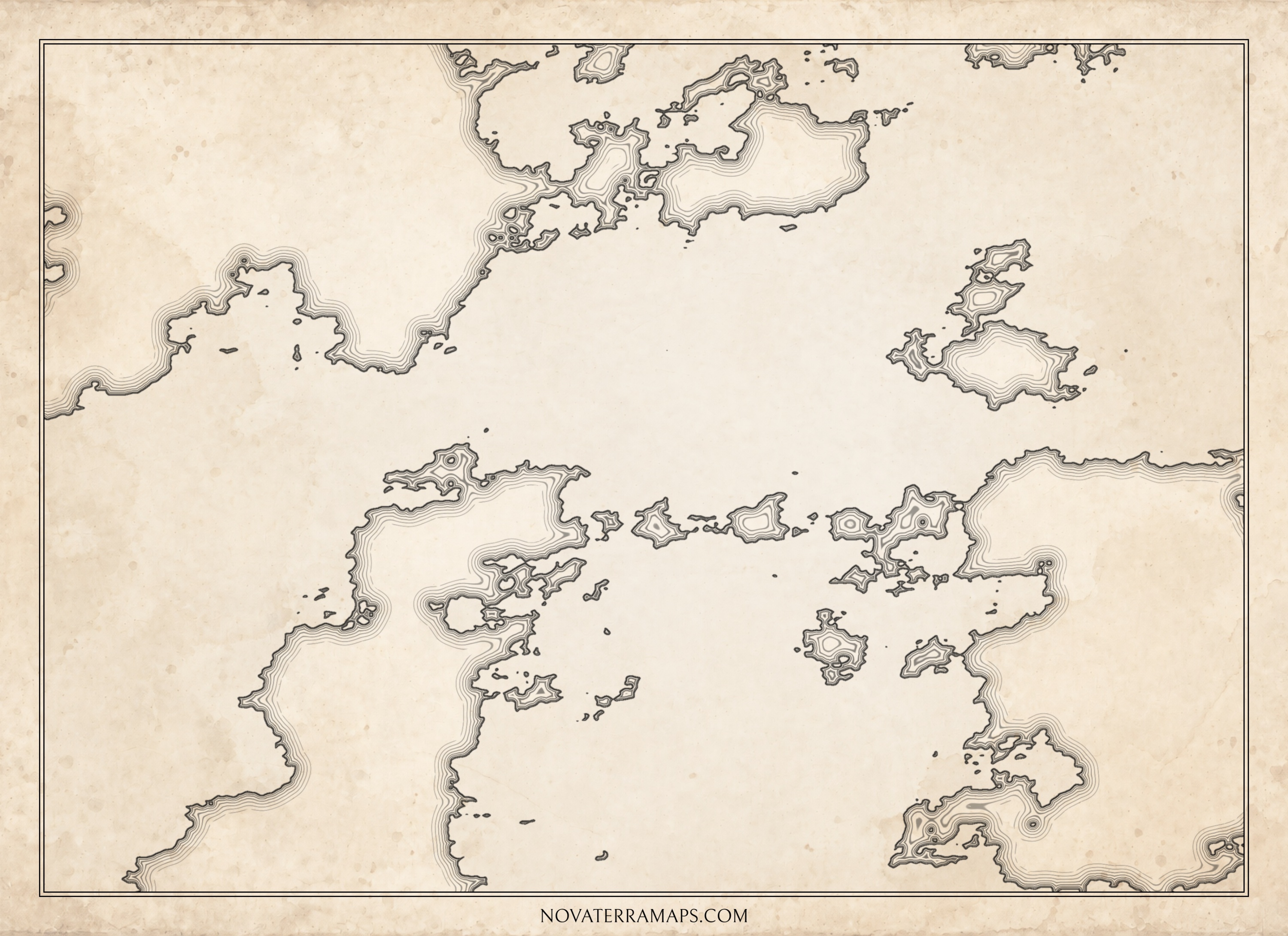 Sample landmass sheet from the Nova Terra landmass pack